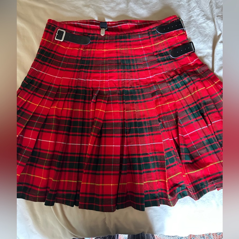 Red and Green Plaid men’s kilt